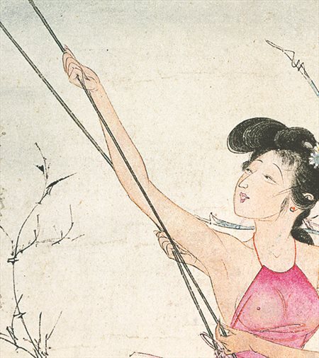 绥德县-胡也佛的仕女画和最知名的金瓶梅秘戏图